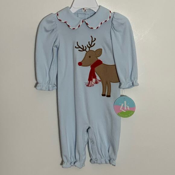 Zuccini Reindeer Bubble NWT size 6‎ mo - Picture 1 of 3